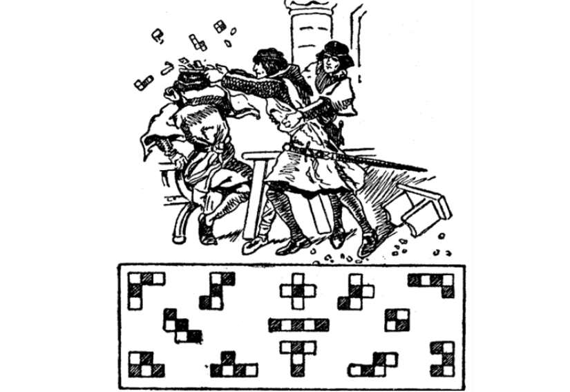 Satranç tahtasının on üç parçası