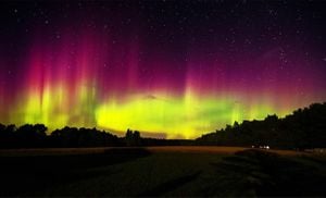 Massive Solar Flares Ignite Aurora Watching Around The World