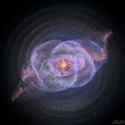  The Cat's Eye Nebula in Optical and X-ray 